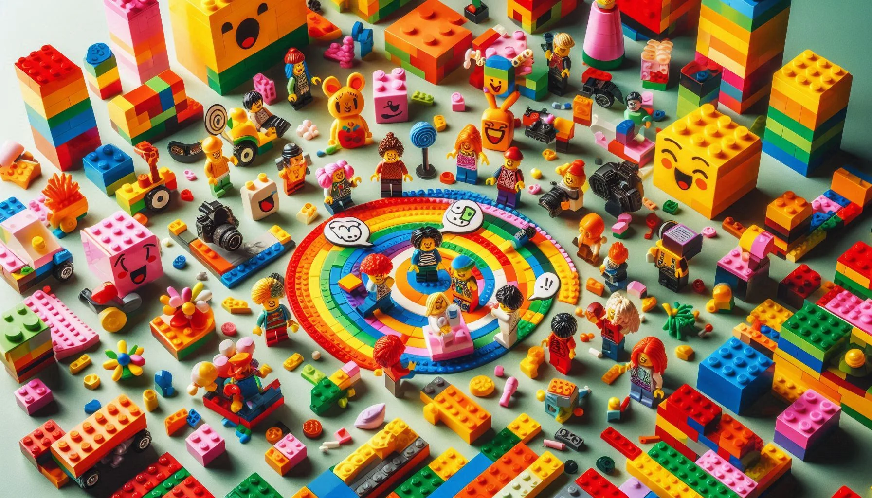Creative Lego Rizz Lines