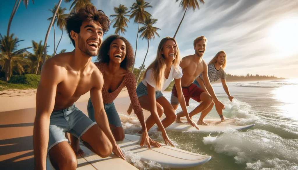 Surfing Rizz Lines