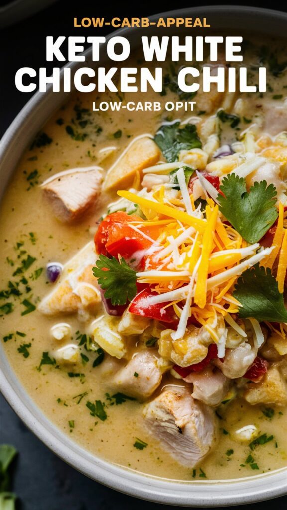 Keto White Chicken Chili