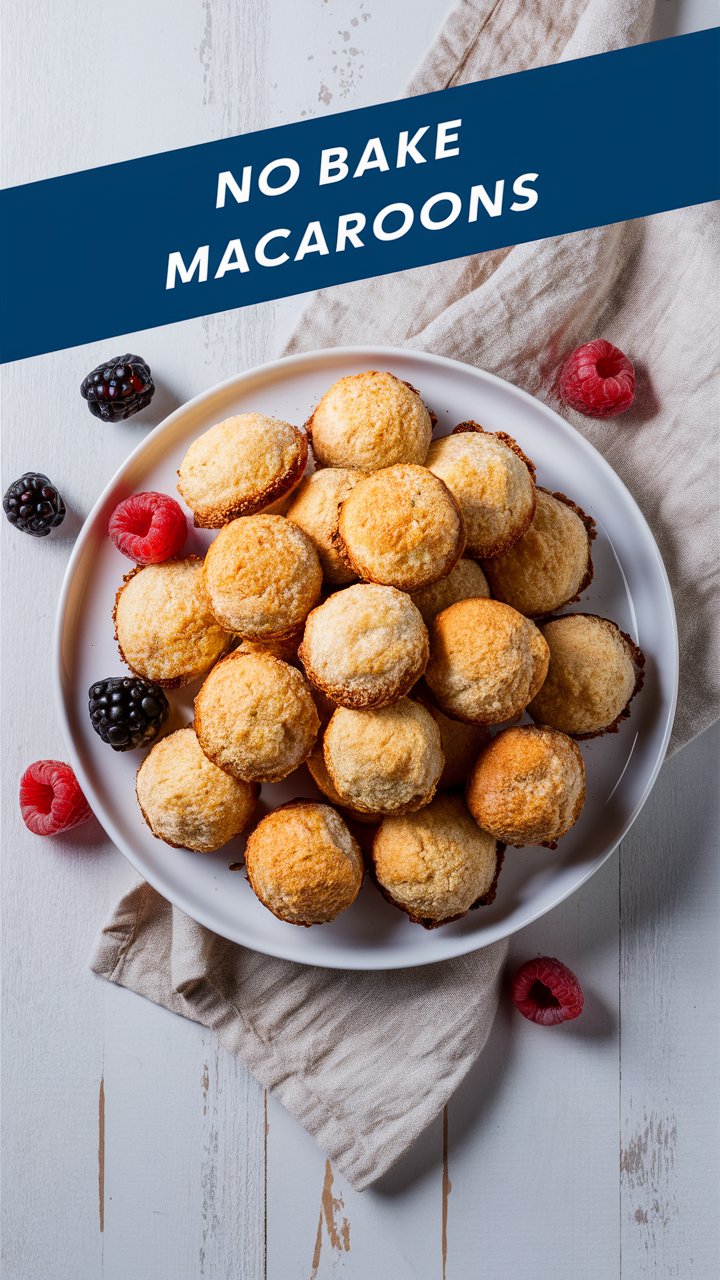 No Bake Keto Macaroons