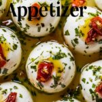 Dinner Ideas Italian Salsa Verde Marinated Mozzarella