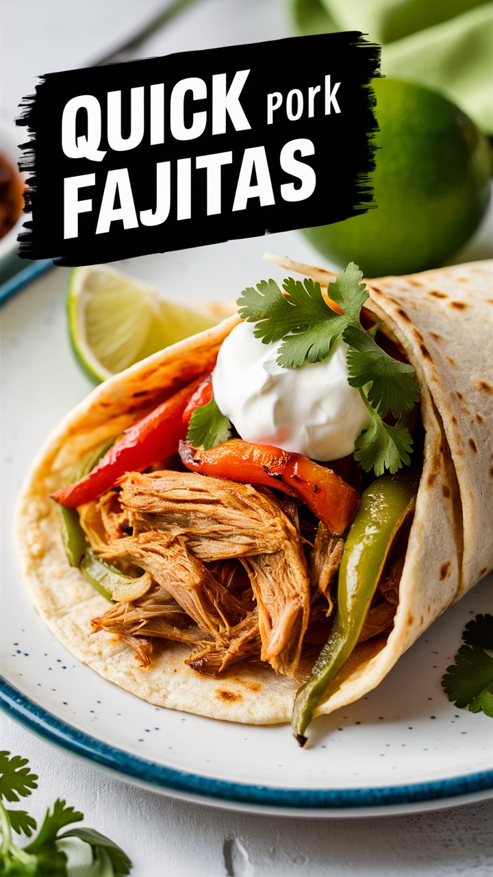 Quick Pork Fajitas – The Ultimate 30-Minute Dinner for Busy Weeknights 2025