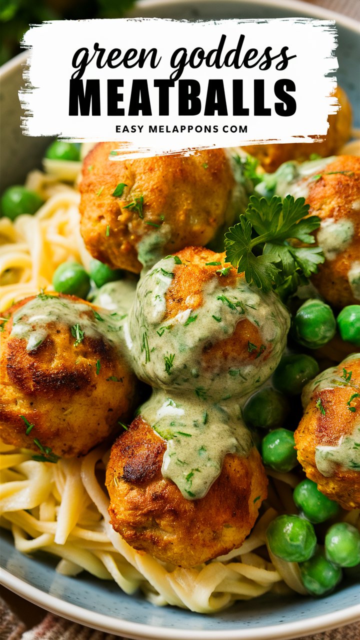 Green Goddess Meatballs