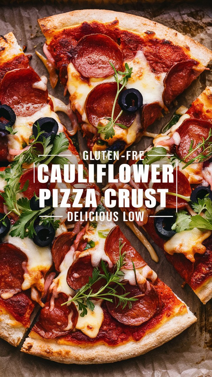 Supreme Pizza with Cauliflower Crust