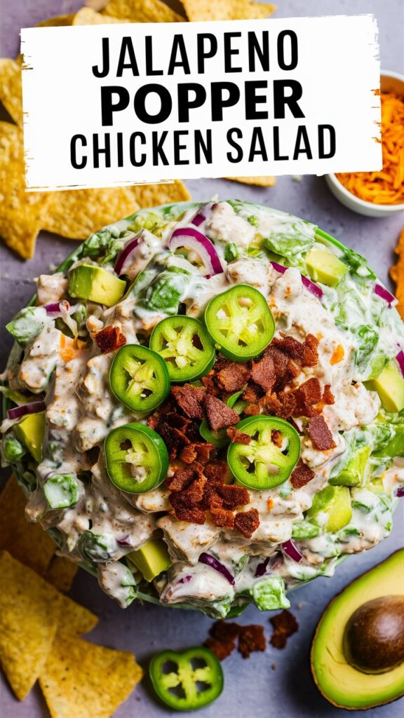 Jalapeno Popper Chicken Salad