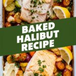 Baked Halibut with Lemon and Garlic