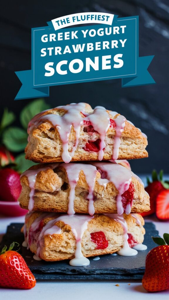 Strawberry and Yoghurt Scones