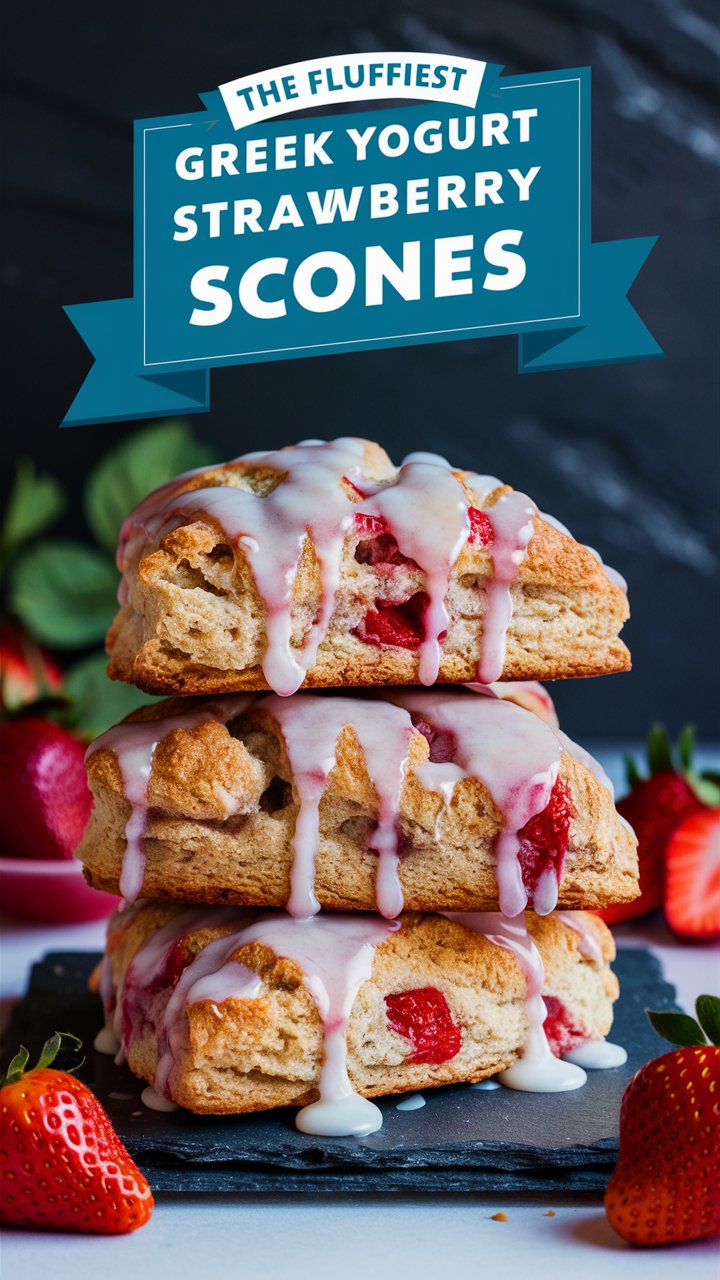 Strawberry and Yoghurt Scones