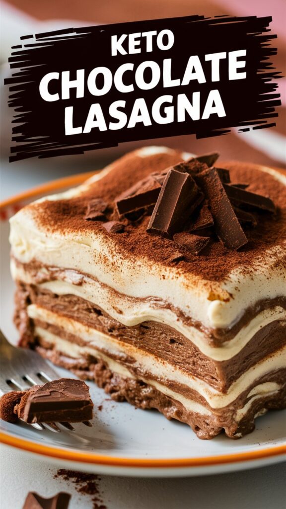Keto Chocolate Lasagna