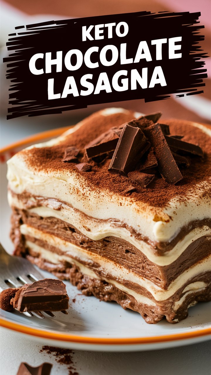 Keto Chocolate Lasagna