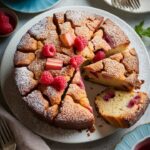 Crackle-Topped Rhubarb Coffee Cake