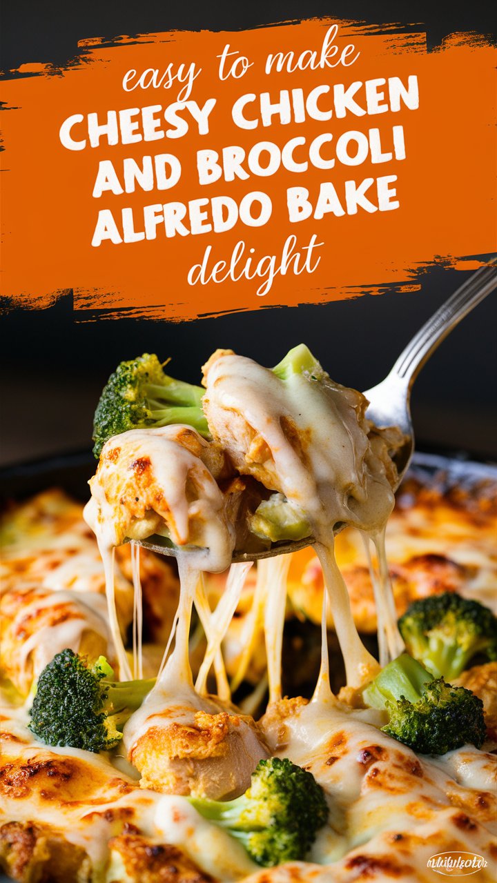 Chicken and Broccoli Alfredo Bake