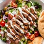 Gyro Salad with Tzatziki Dressing