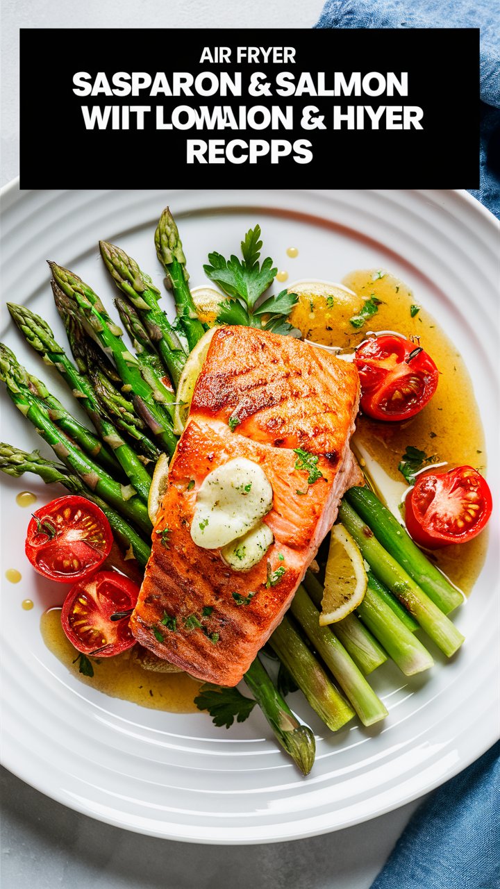 Air Fryer Salmon with Lemon and Herbs Recipe