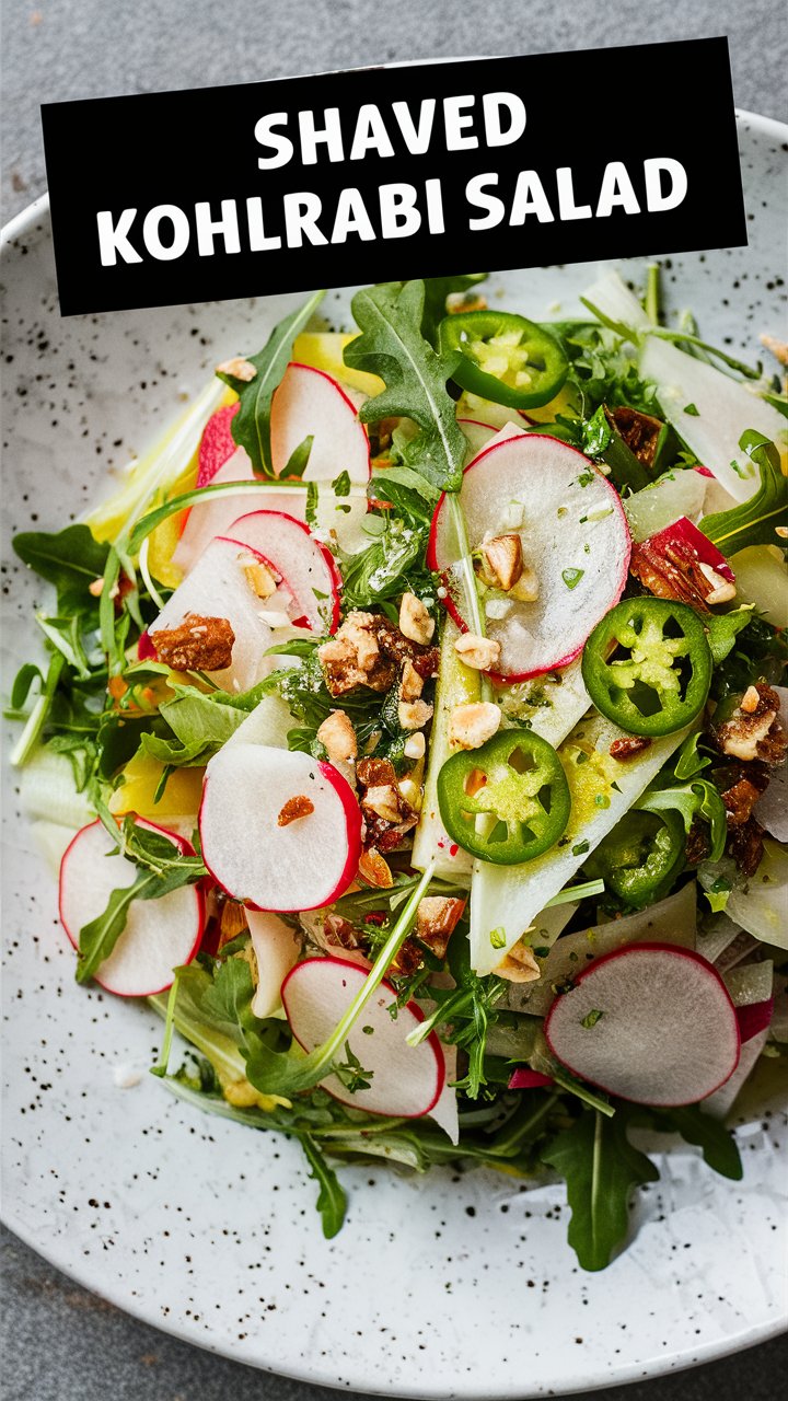 Shaved Kohlrabi Salad
