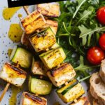 Courgette & Halloumi Skewers