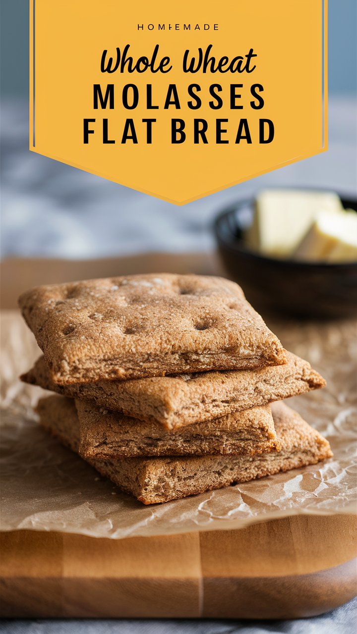 Whole Wheat Molasses Flat Bread