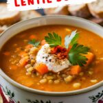 Spiced Carrot & Lentil Soup