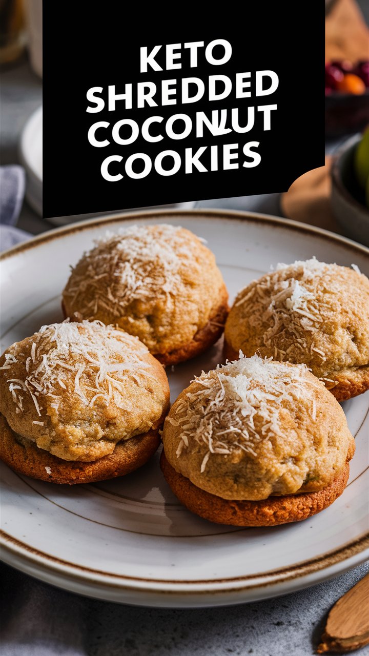 Keto Shredded Coconut Cookies