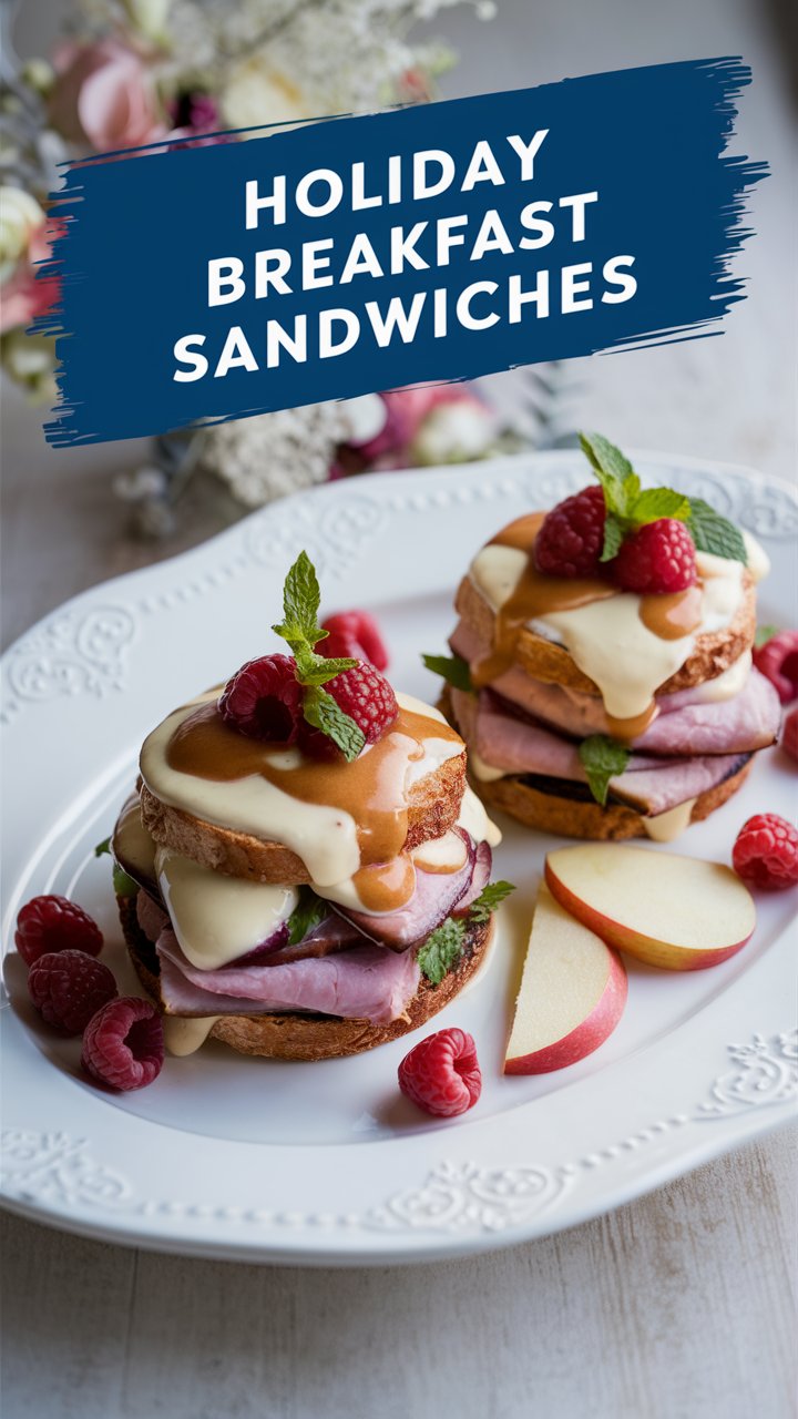 Holiday Breakfast Sandwiches