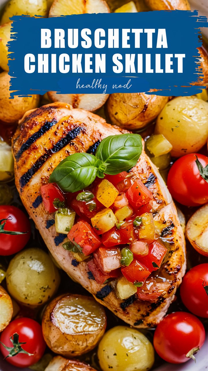 Bruschetta Chicken Skillet
