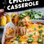 EASY Jalapeño Popper Chicken Casserole