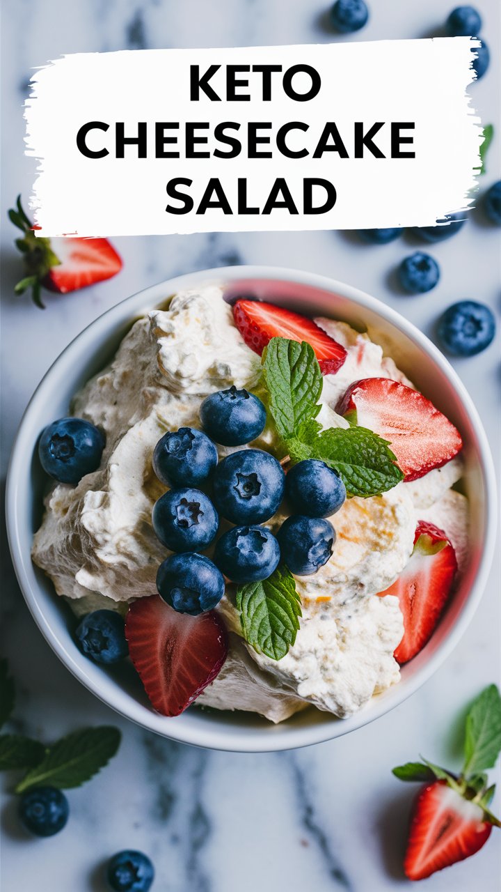 Keto Cheesecake Salad