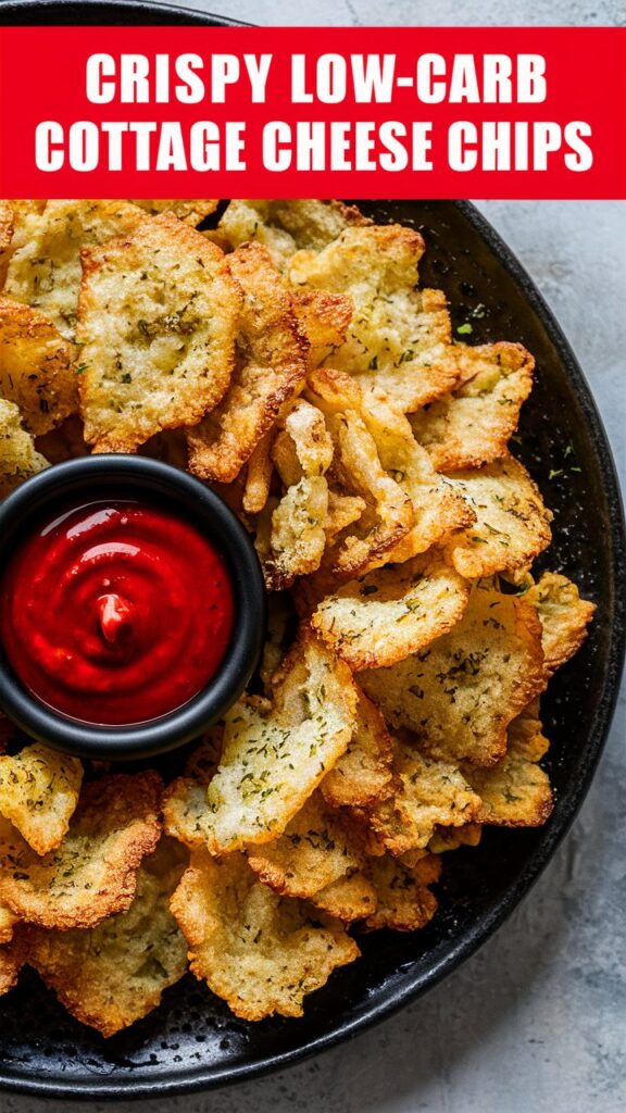 Crispy Low-Carb Cottage Cheese Chips