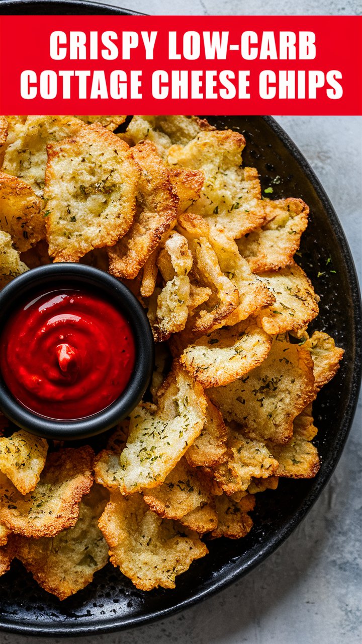 Crispy Low-Carb Cottage Cheese Chips