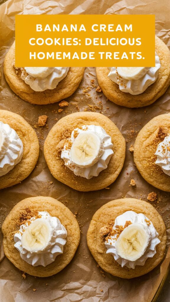Banana Cream Cookies: