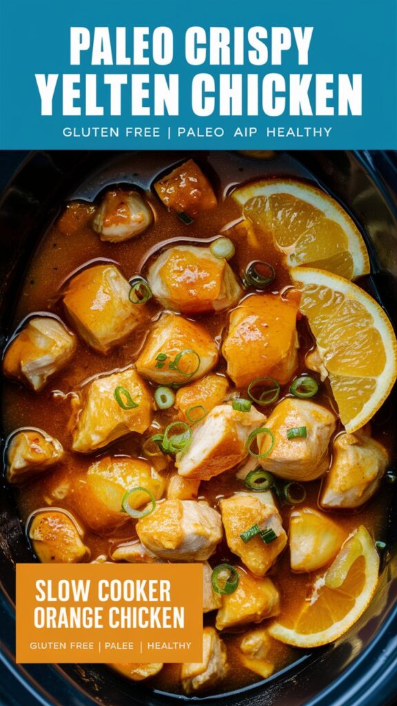 Paleo Crispy Orange Chicken