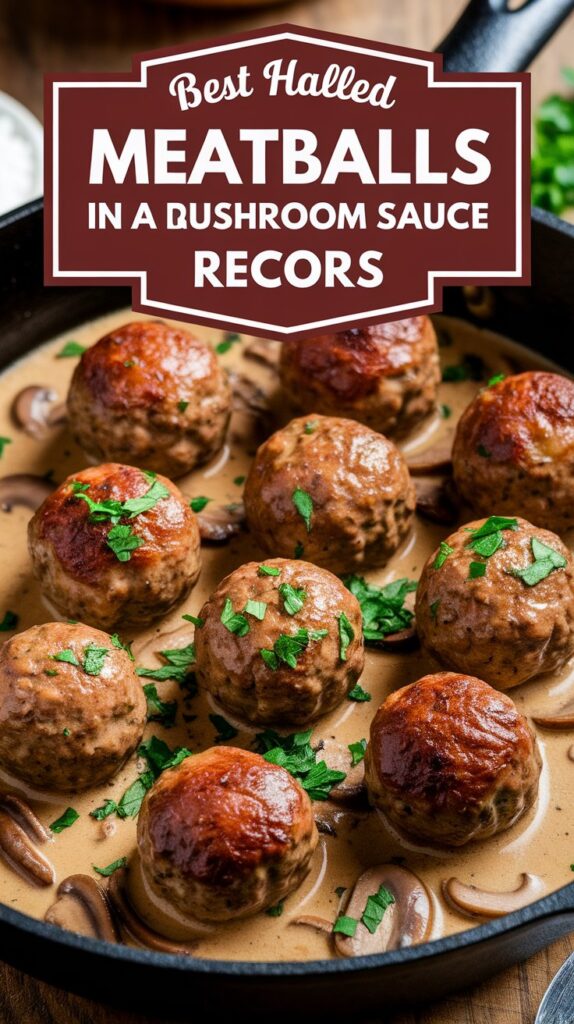 Best Healthy Meatballs in Mushroom Sauce Recipe