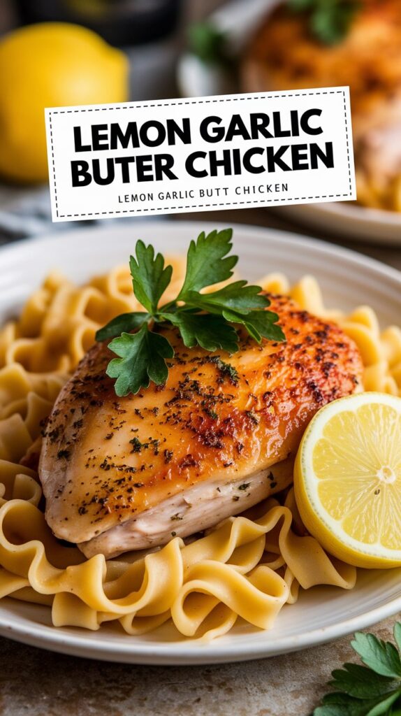 Lemon Garlic Butter Chicken