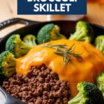 Keto Hamburger Broccoli Skillet