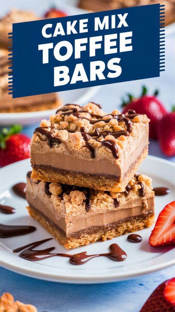 Cake Mix Toffee Bars