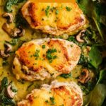 Chicken Spinach & Mushroom Bake