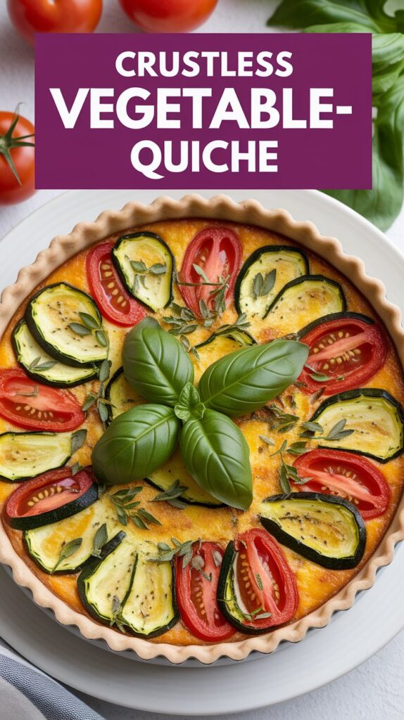 Crustless Vegetable Quiche