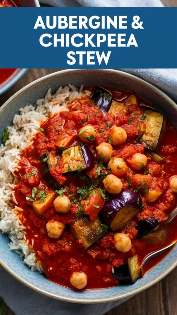 Aubergine & Chickpea Stew