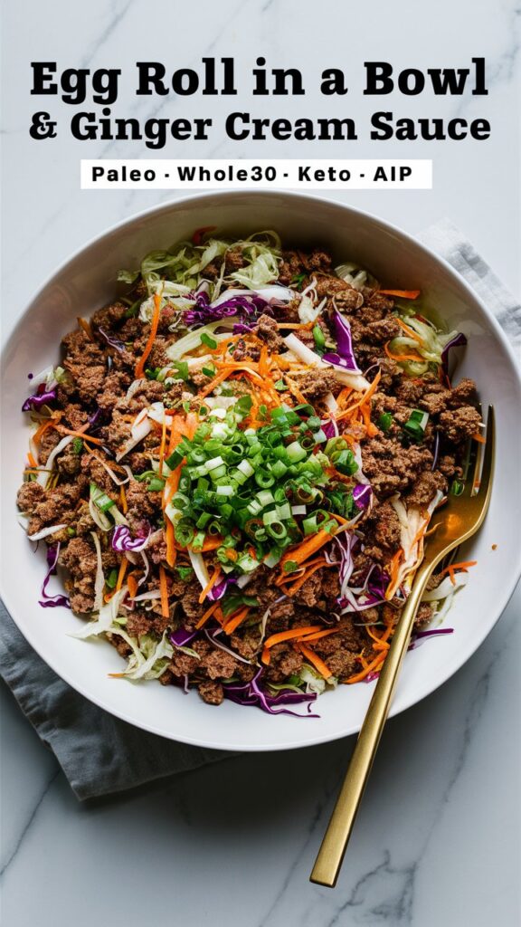 Paleo Egg Roll in a Bowl