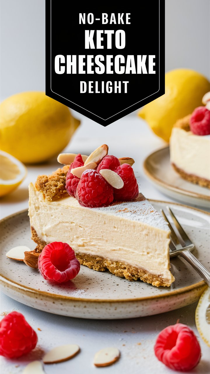 No-Bake Keto Cheesecake Delight