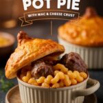 Oxtail Pot Pie with Mac & Cheese Crust