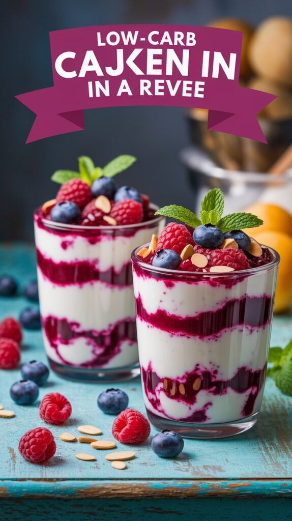 Low-Carb Cake in a Jar Recipe