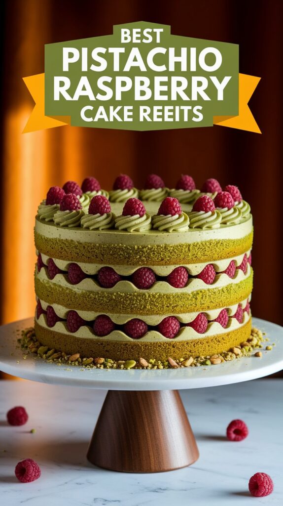 Best Pistachio Raspberry Cake Recipe