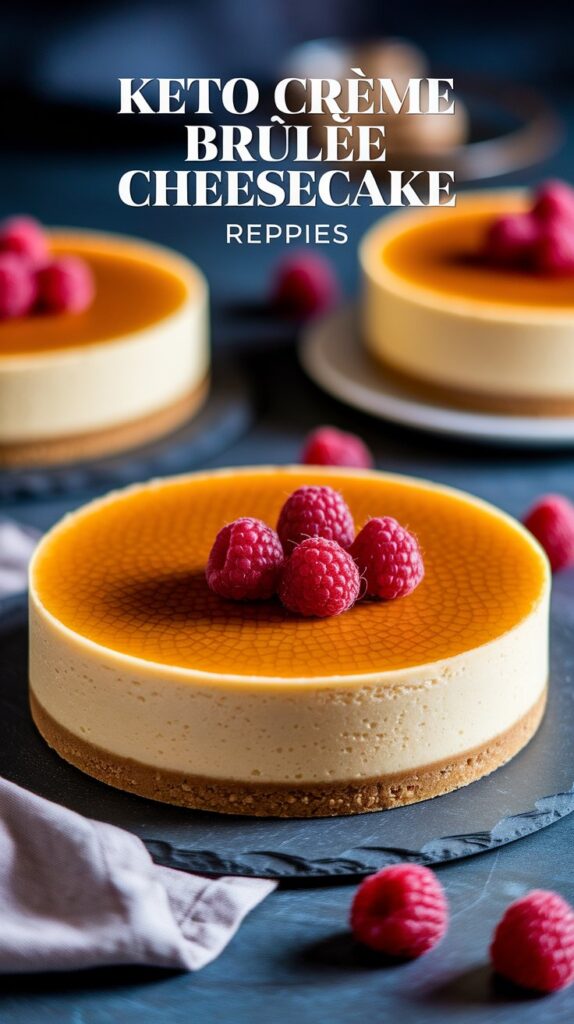Keto Crème Brûlée Cheesecake Recipe