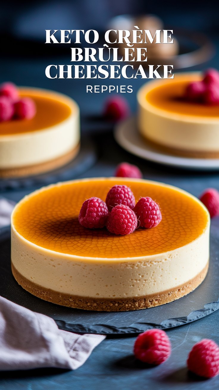 Keto Crème Brûlée Cheesecake Recipe