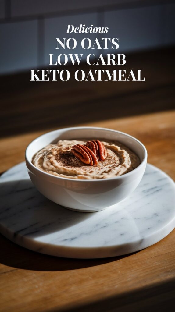 Delicious No Oats Low Carb Keto Oatmeal