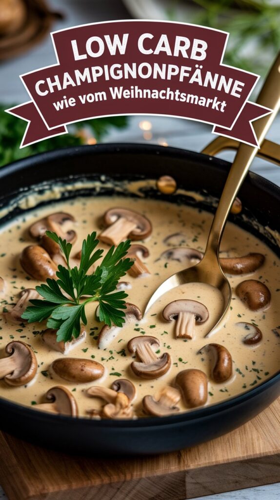 Low Carb Champignonpfanne – Guilt-Free Christmas Market Treat
