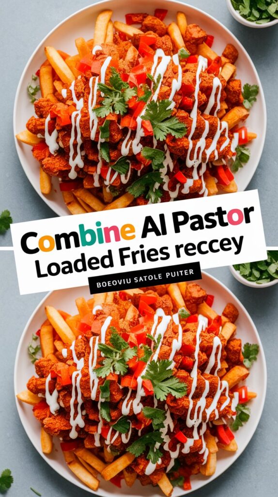 Chicken Al Pastor Loaded Fries Recipe