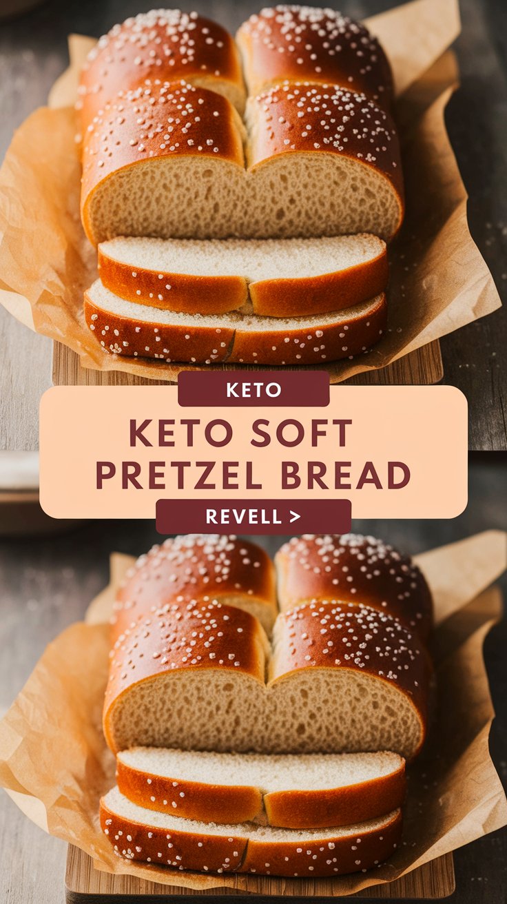 Keto Soft Pretzel Bread Recipe