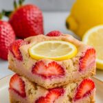 Keto Strawberry Lemon Blondies